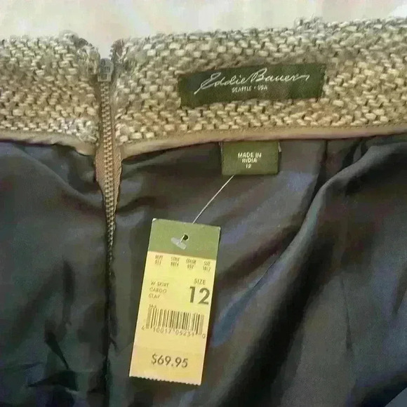 Eddie Bauer Wool Blend Mini Skirt NWT Women's Size 12 - Picture 8 of 9